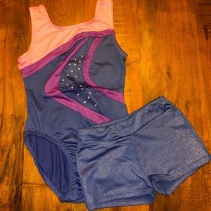 🤸🏻‍♀️ Gymnastics Leotard set   |   Size 4/5